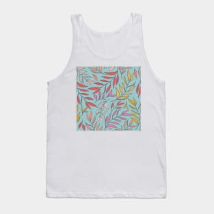 Pretty leaf repeat pattern Tank Top